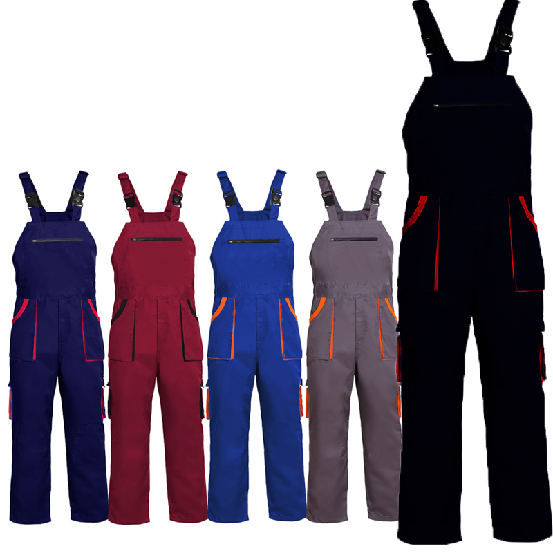 Leather Work Overalls - Kombinezon na szelkach Męskie damskie Odzież