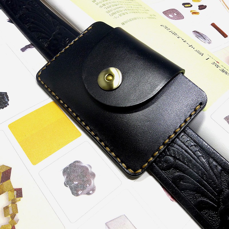 Leatherwork Fasteners - Blongk Ultra szczupła talia torba z
