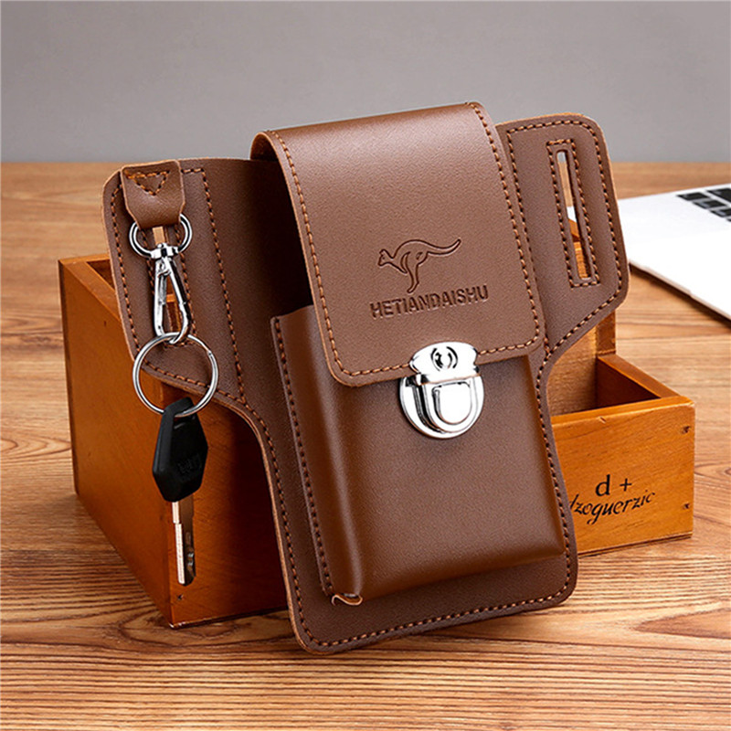 Leatherwork Fasteners - Torba na pasek na telefon dla