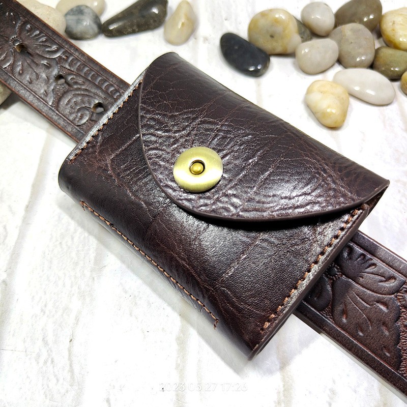 Leatherwork Fasteners - Blongk Mini torebka cienki pasek opakowanie