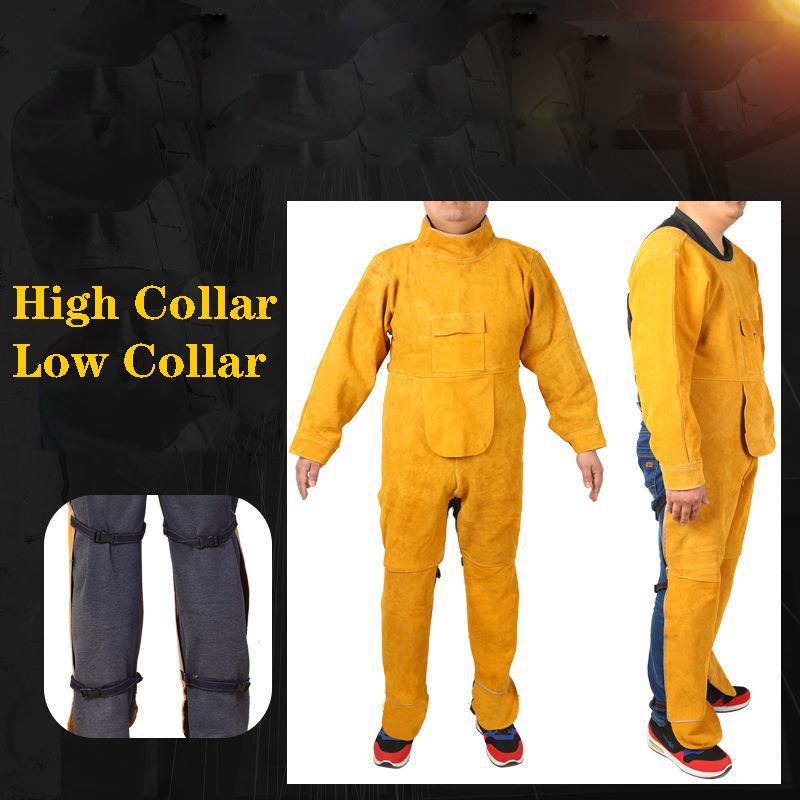 Odzież spawalnicza z długim rę – Leather Work Overalls recenzja i cena
