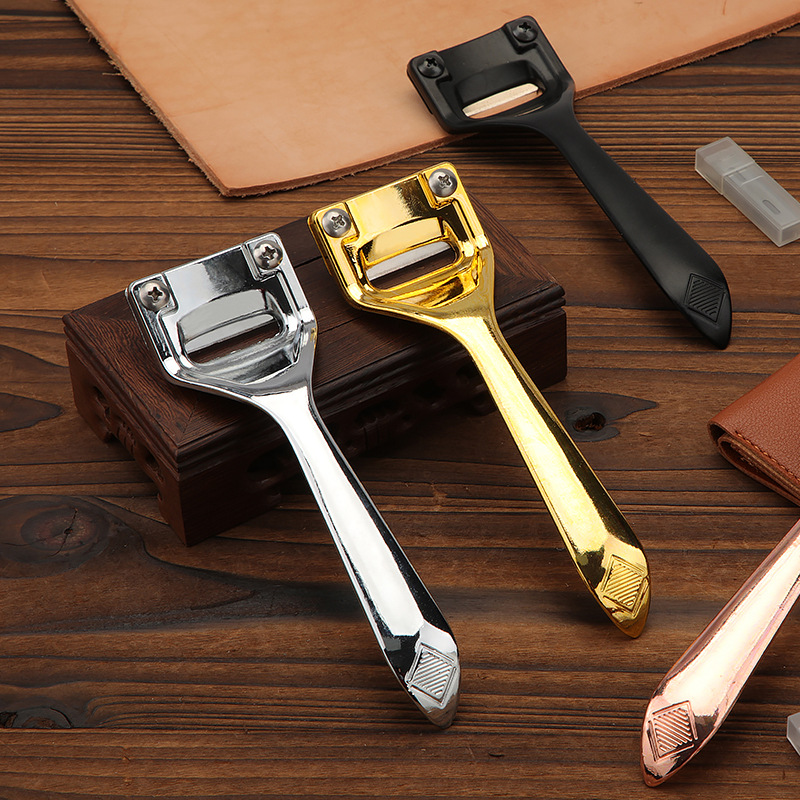 Skórzany nóż do skóry DIY, sup – Skiver Leather Thin recenzja i cena