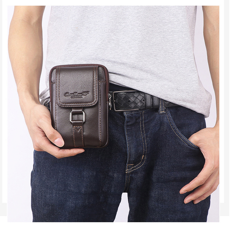 Męska torba na telefon komórko – Leatherwork Fasteners recenzja i cena