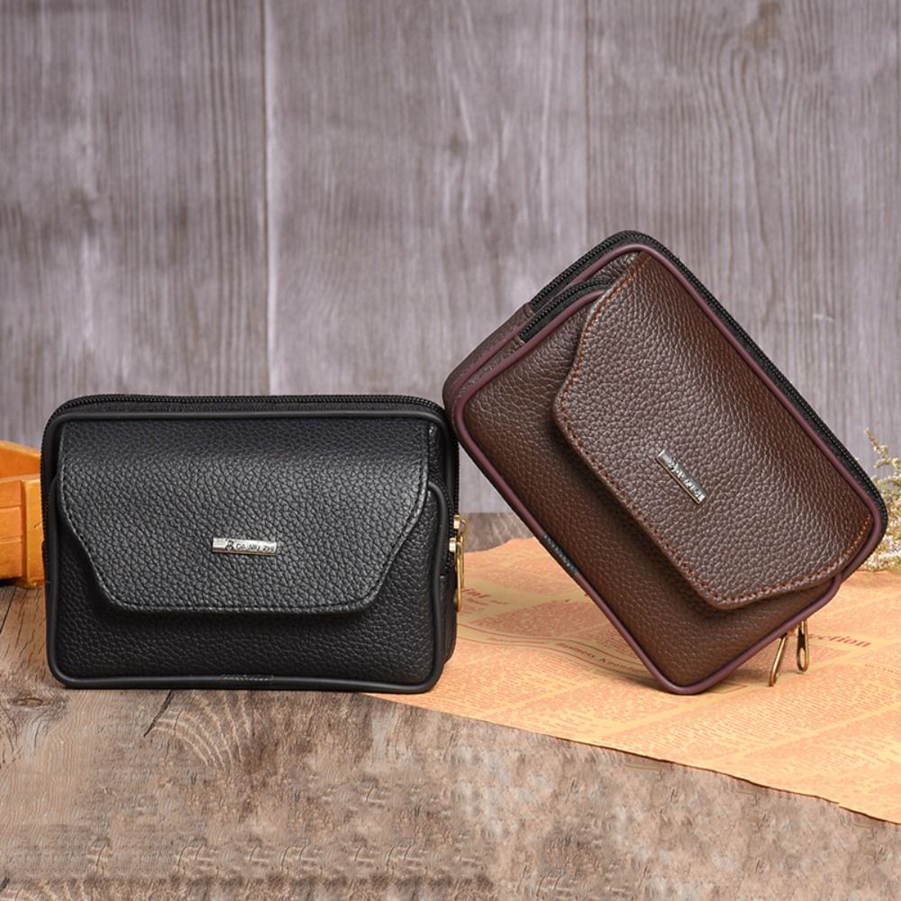 Męska saszetka biodrowa z PU s – Leatherwork Fasteners recenzja i cena