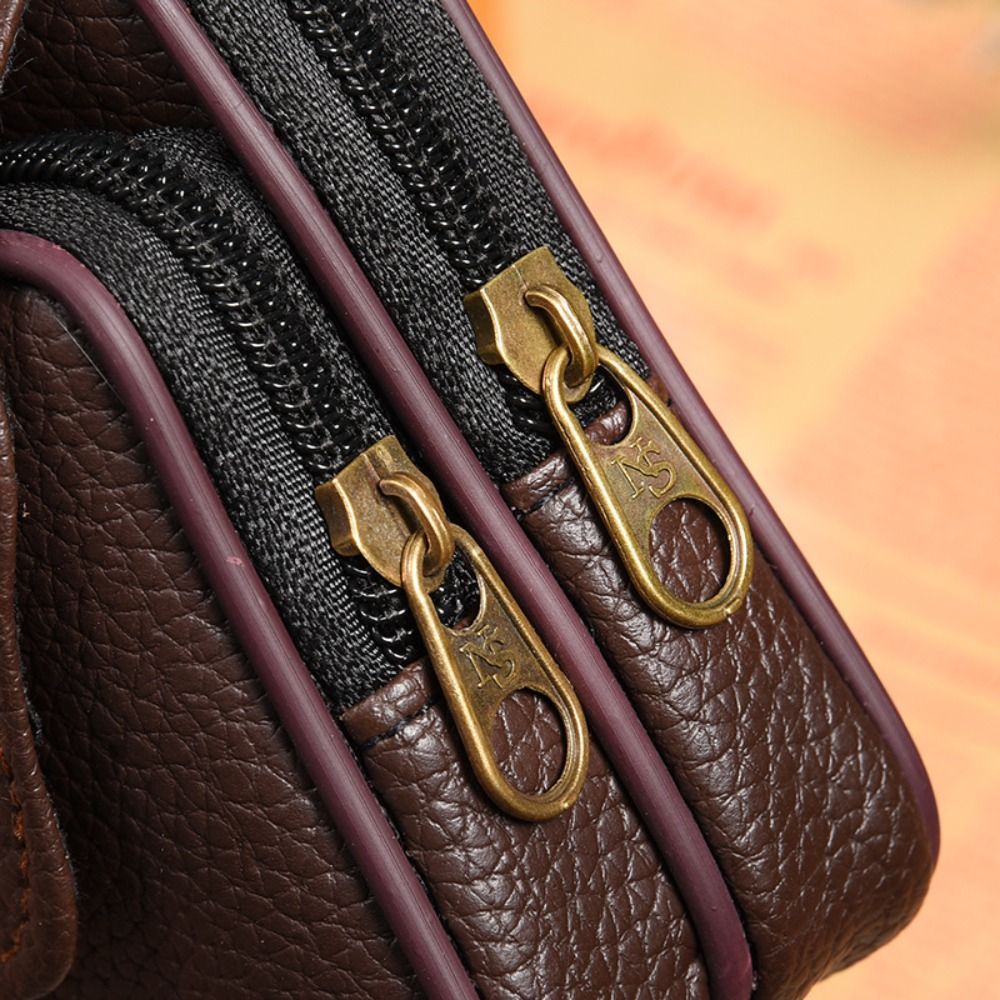 Męska saszetka biodrowa z PU s – Leatherwork Fasteners recenzja i cena