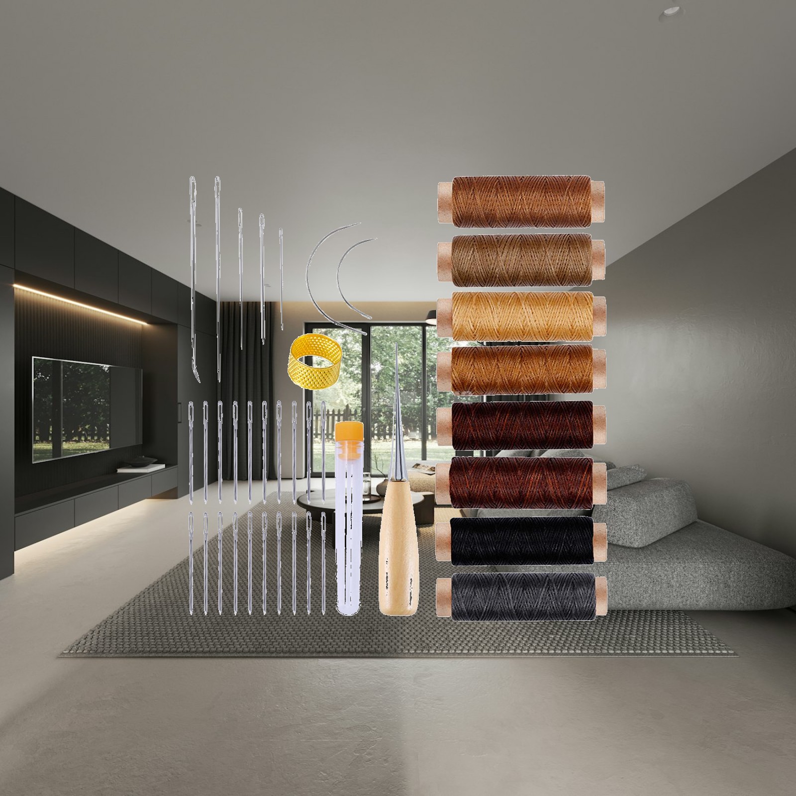 Zestaw do szycia tapicerki skó – Upholstery Leather Work recenzja i cena