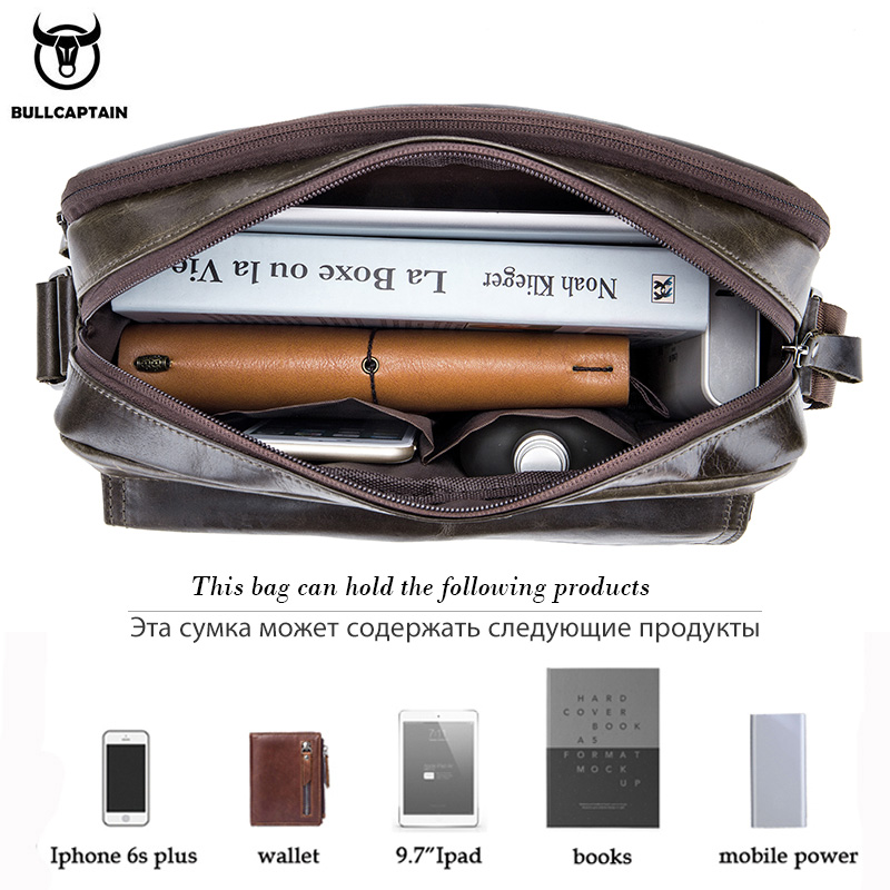 BULLCAPTAIN Męska torba na ram – Leather Work Handbag recenzja i cena