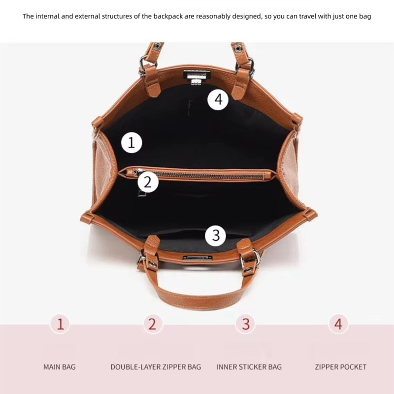Damska torba typu tote o dużej – Leather Work Handbag recenzja i cena