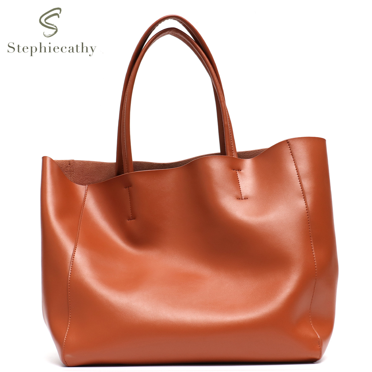 Minimalistyczna duża torba na  – Leather Work Handbag recenzja i cena