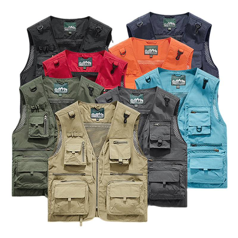 Wielokieszeniowa kamizelka rob – Leather Work Vest For Men recenzja i cena