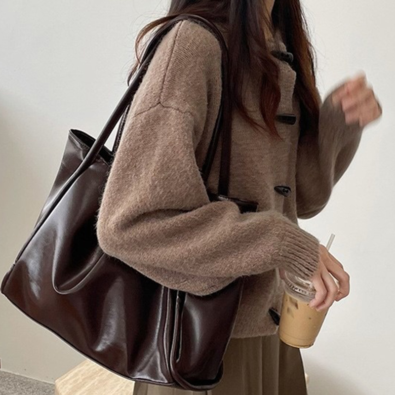 Damskie torby na ramię w stylu – Leather Work Handbag recenzja i cena