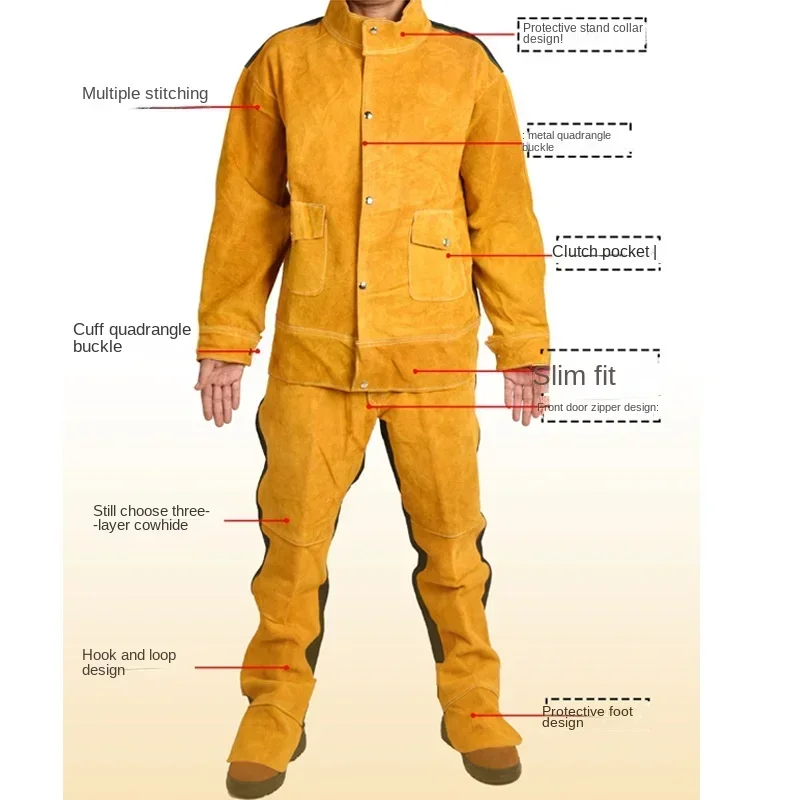 Praca odzież ochronna spawanie – Leather Work Overalls recenzja i cena