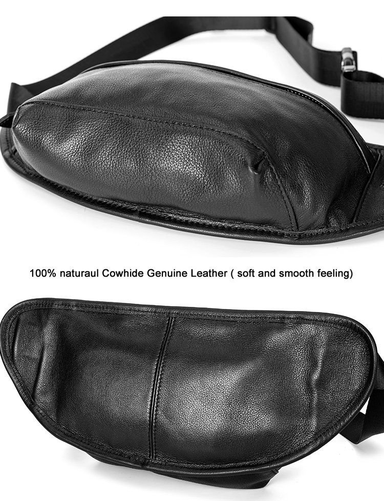 Nowa modna męska torba na pas  – Leatherwork Fasteners recenzja i cena