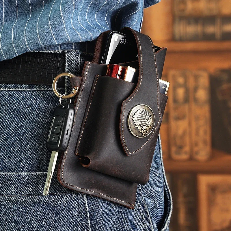 Męska torba na telefon komórko – Leatherwork Fasteners recenzja i cena
