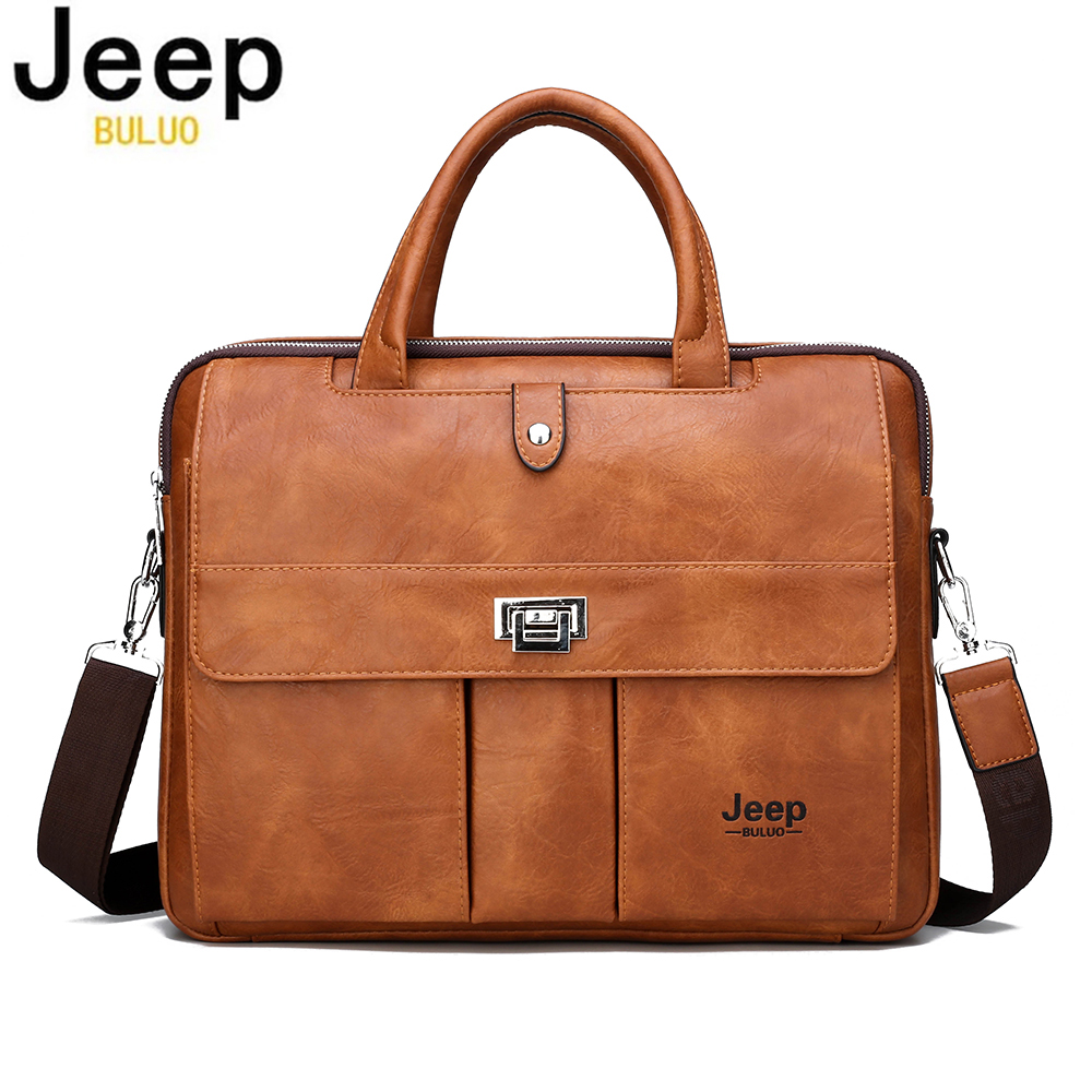 Torba męska Jeep Buluo ze skór – Leather Work Handbag recenzja i cena